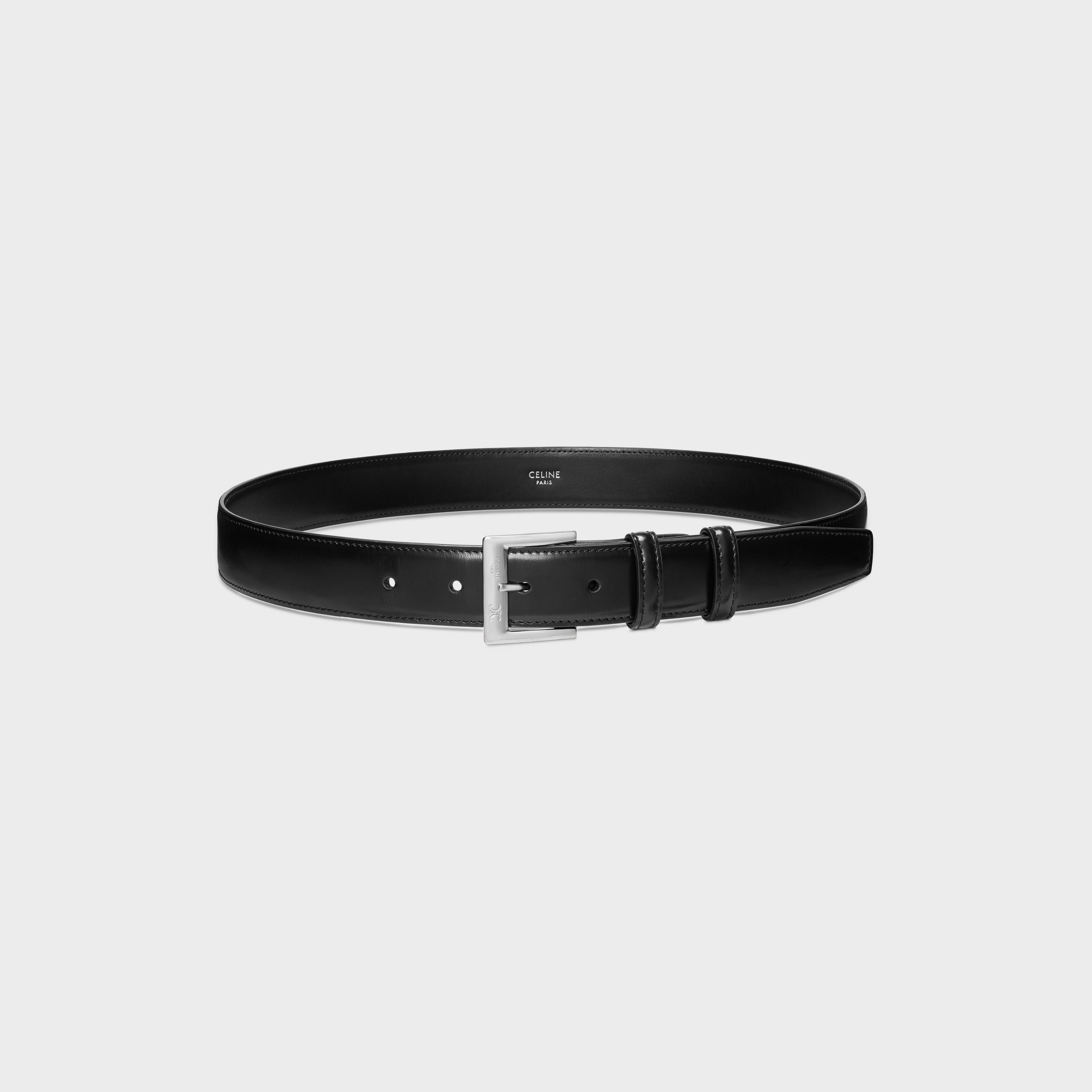 BC-28 ベルト 30mm / トリヨンレザー - ブラック | CELINE